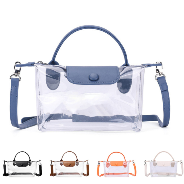 PVC Waterproof Clear Crossbody Bag