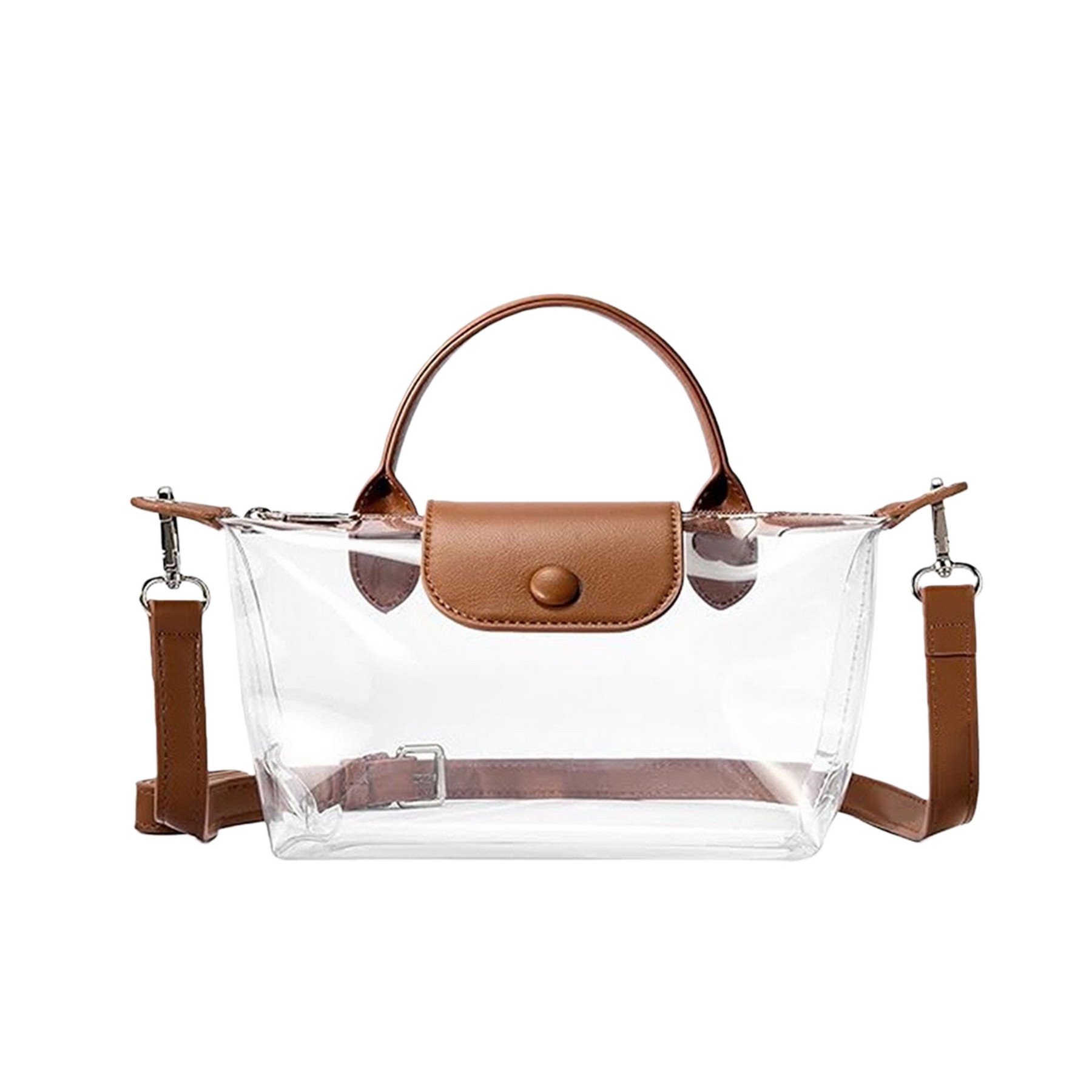 PVC Waterproof Clear Crossbody Bag