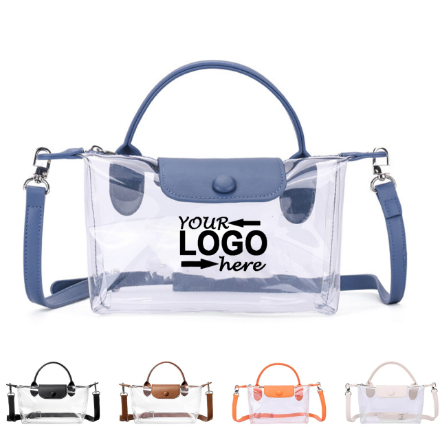 PVC Waterproof Clear Crossbody Bag