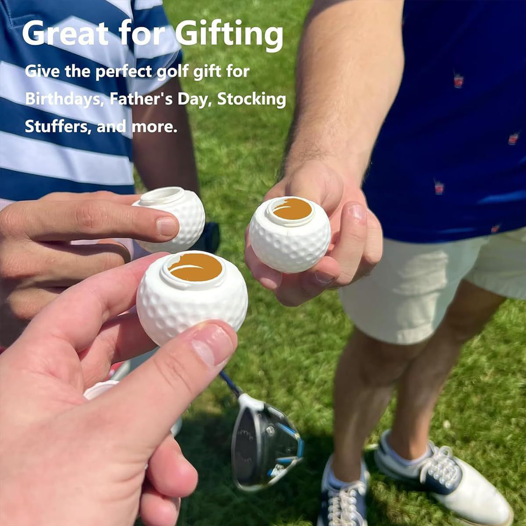 Golf Ball Wine Glass