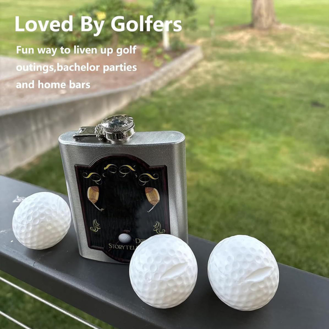 Golf Ball Wine Glass