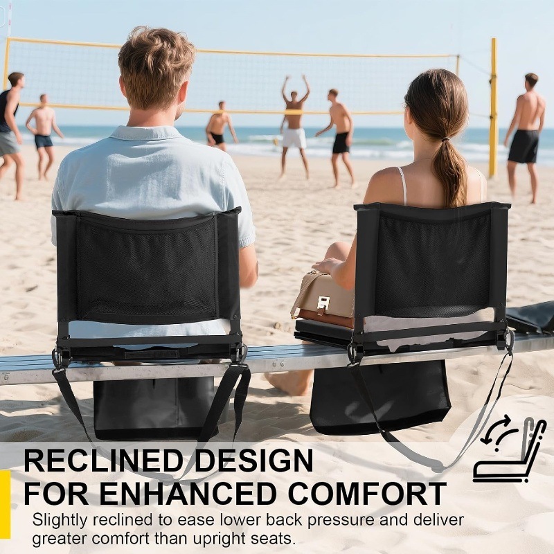 Padded Foldable Bleacher Stadium Seats