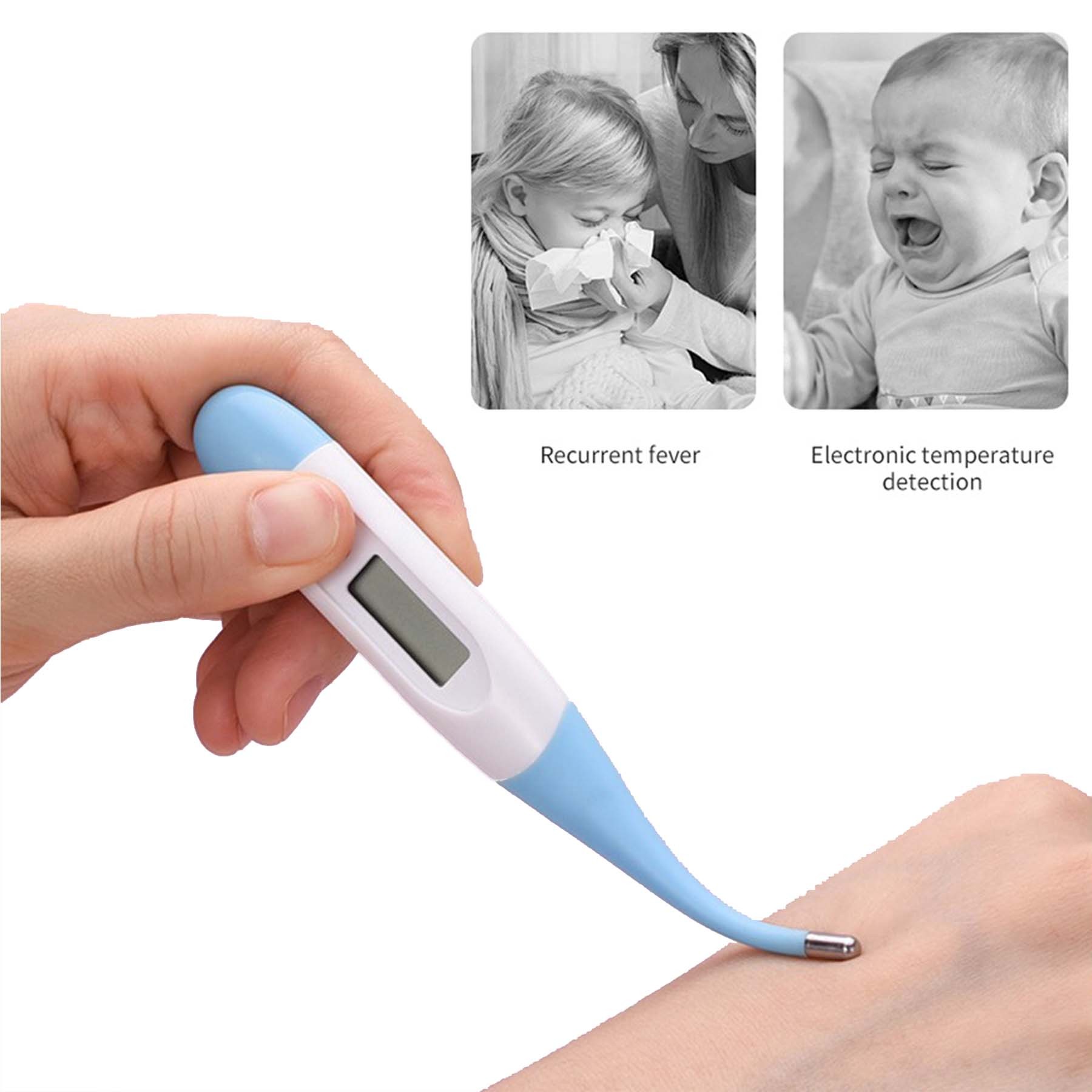 Digital Thermometer With Clear Case