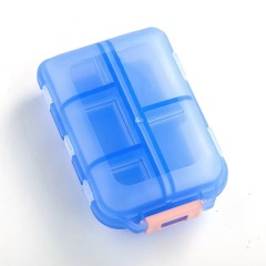 Portable Folding Weekly Pill Organizer Box