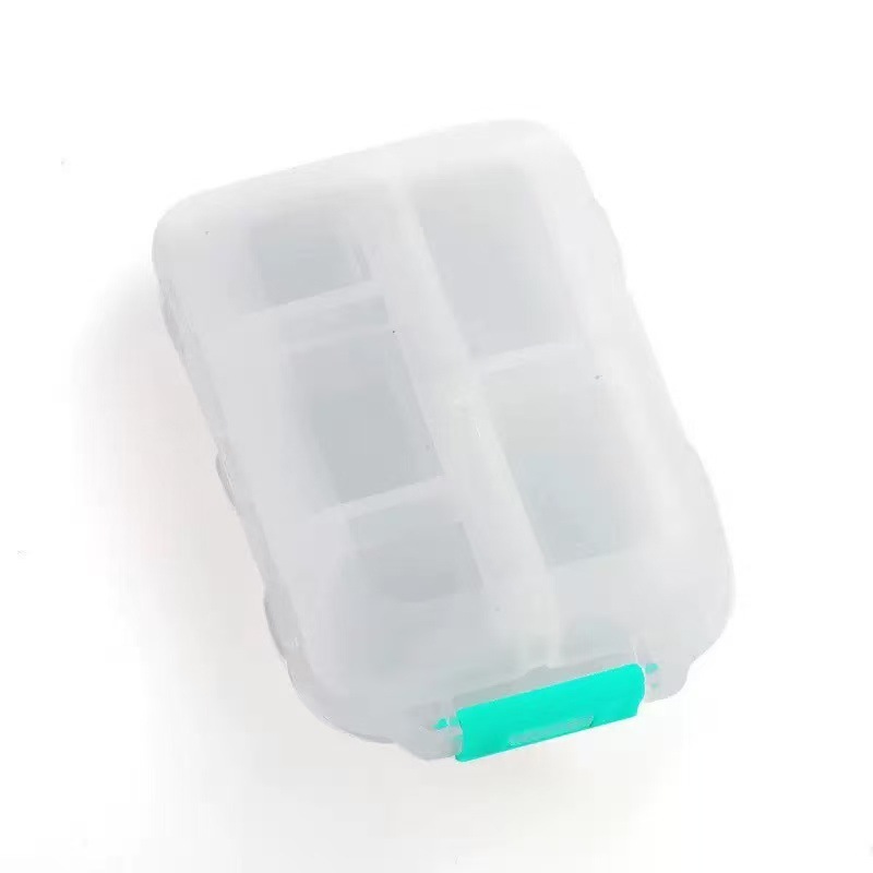 Portable Folding Weekly Pill Organizer Box