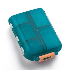 Portable Folding Weekly Pill Organizer Box
