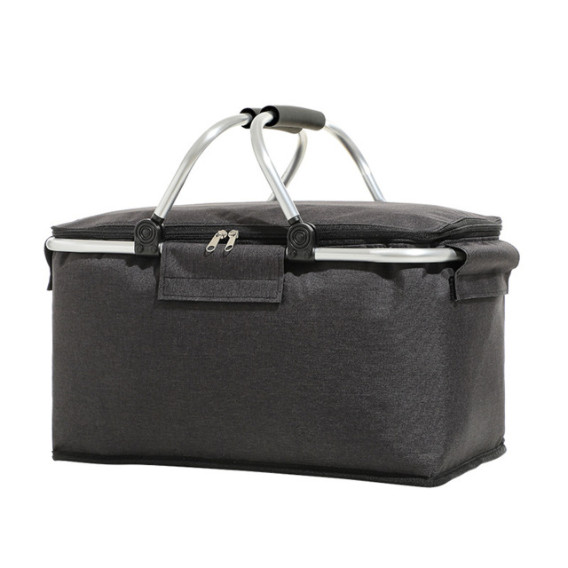 Foldable Insulated Picnic Basket Cooler