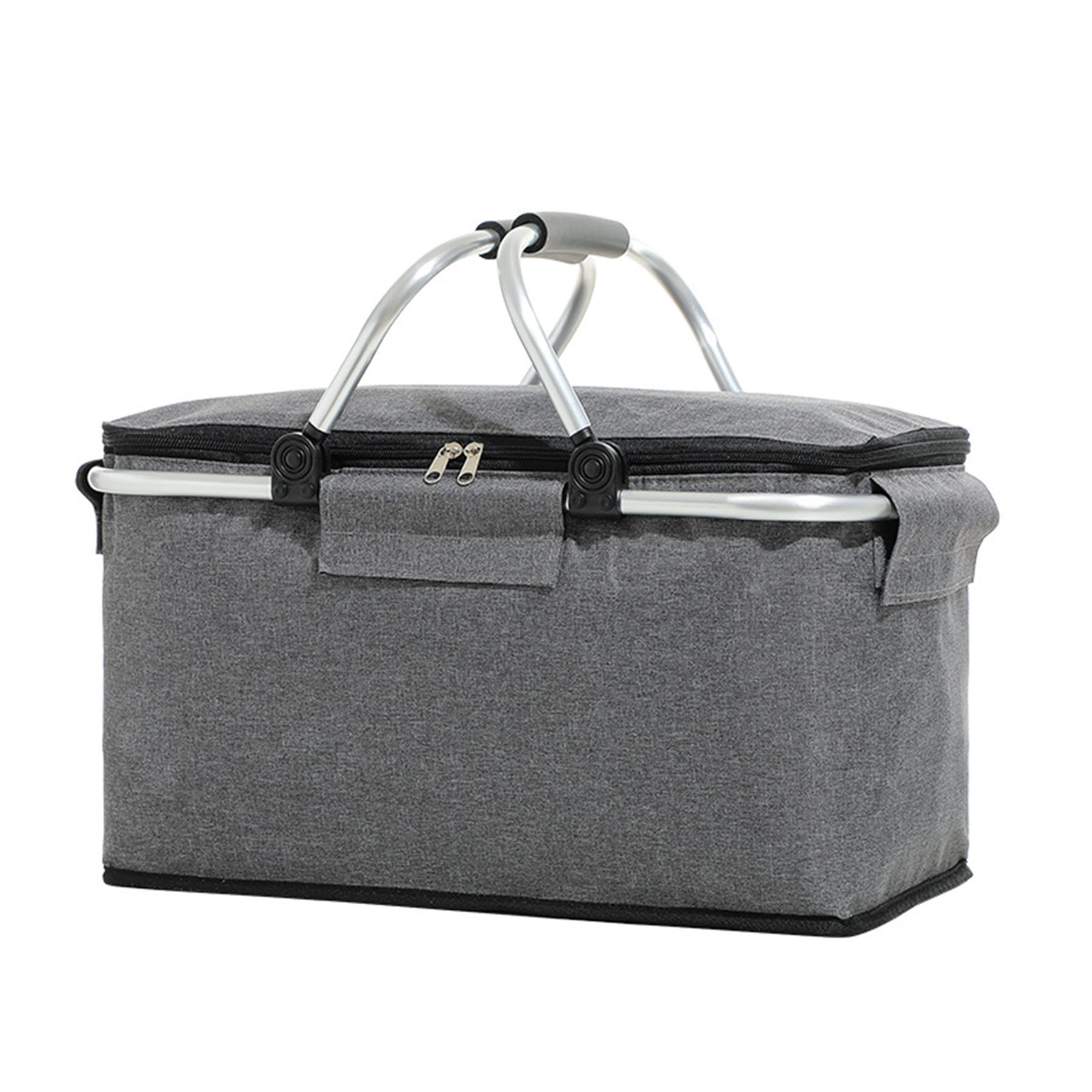 Foldable Insulated Picnic Basket Cooler