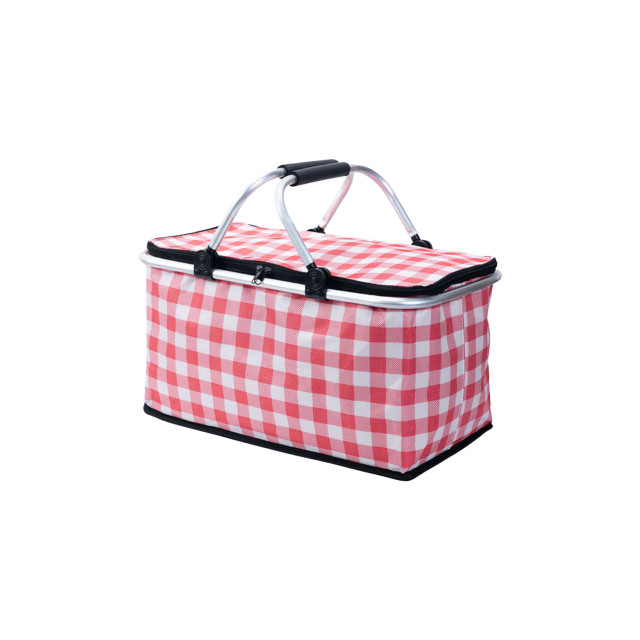 Foldable Insulated Picnic Basket Cooler