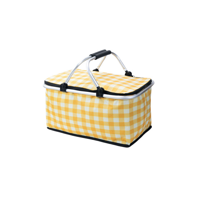 Foldable Insulated Picnic Basket Cooler
