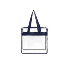 Transparent Zipper Handbag