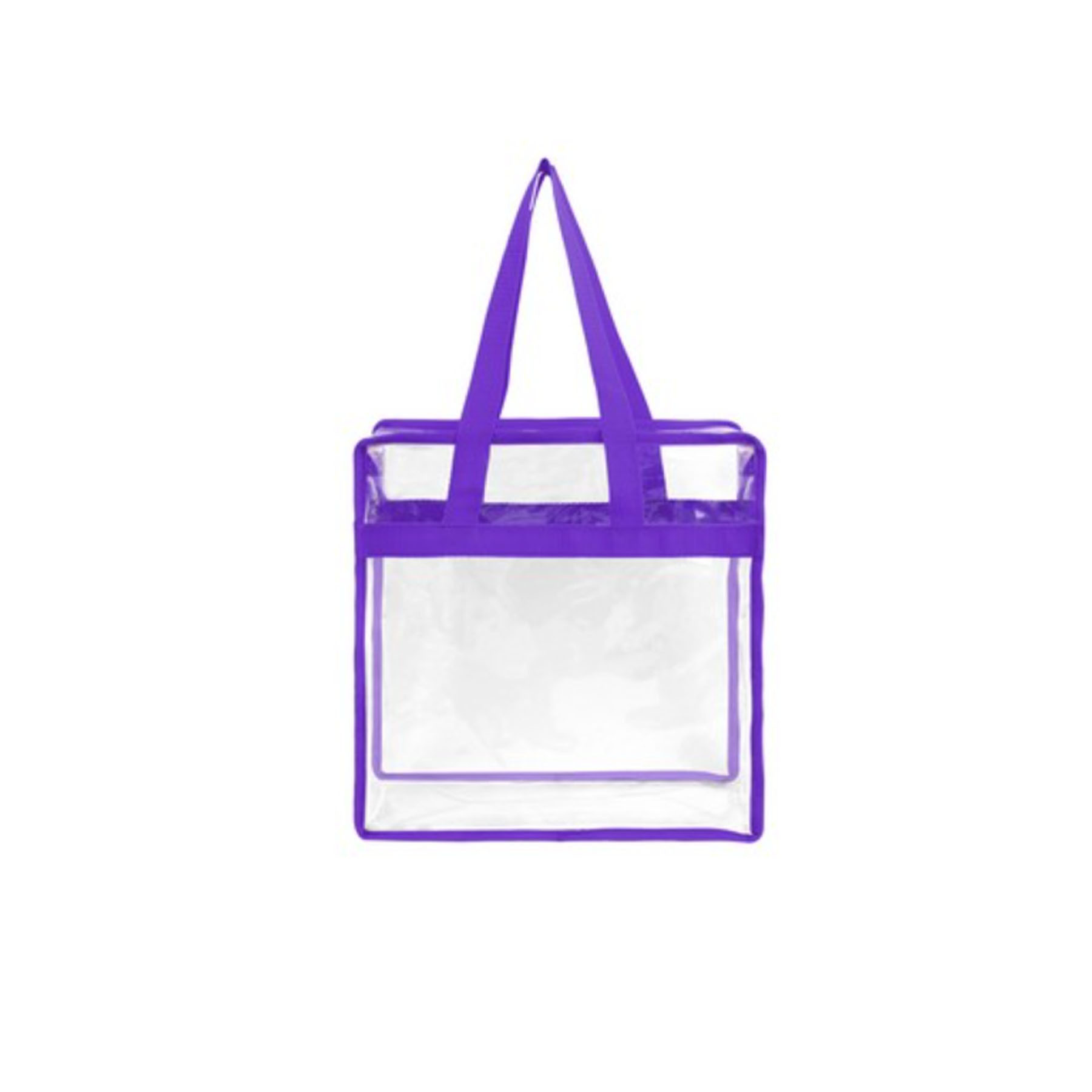 Transparent Zipper Handbag