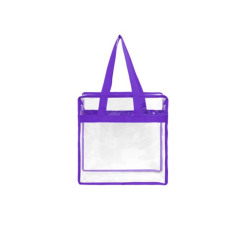Transparent Zipper Handbag
