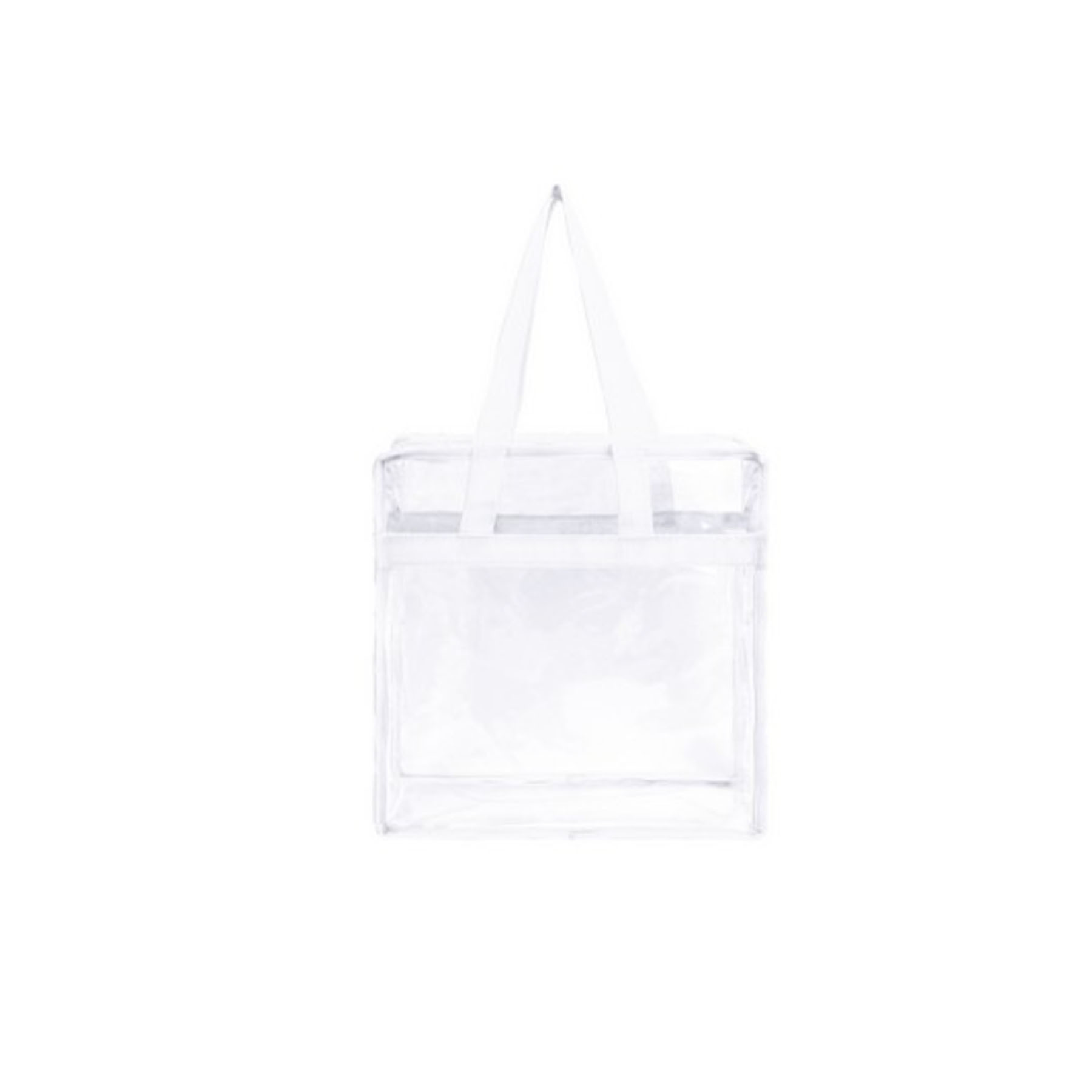 Transparent Zipper Handbag