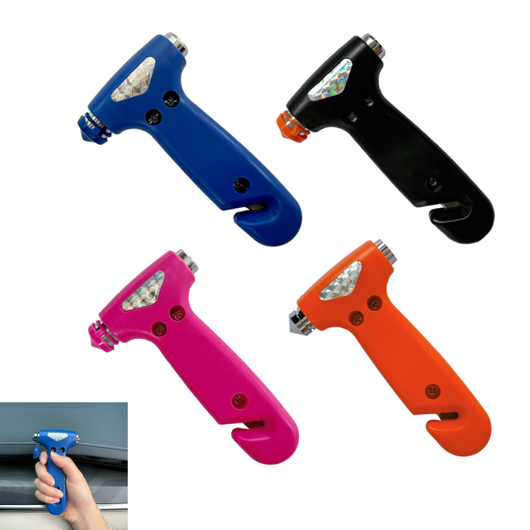 Window-Breaking Emergency Escape Hammer