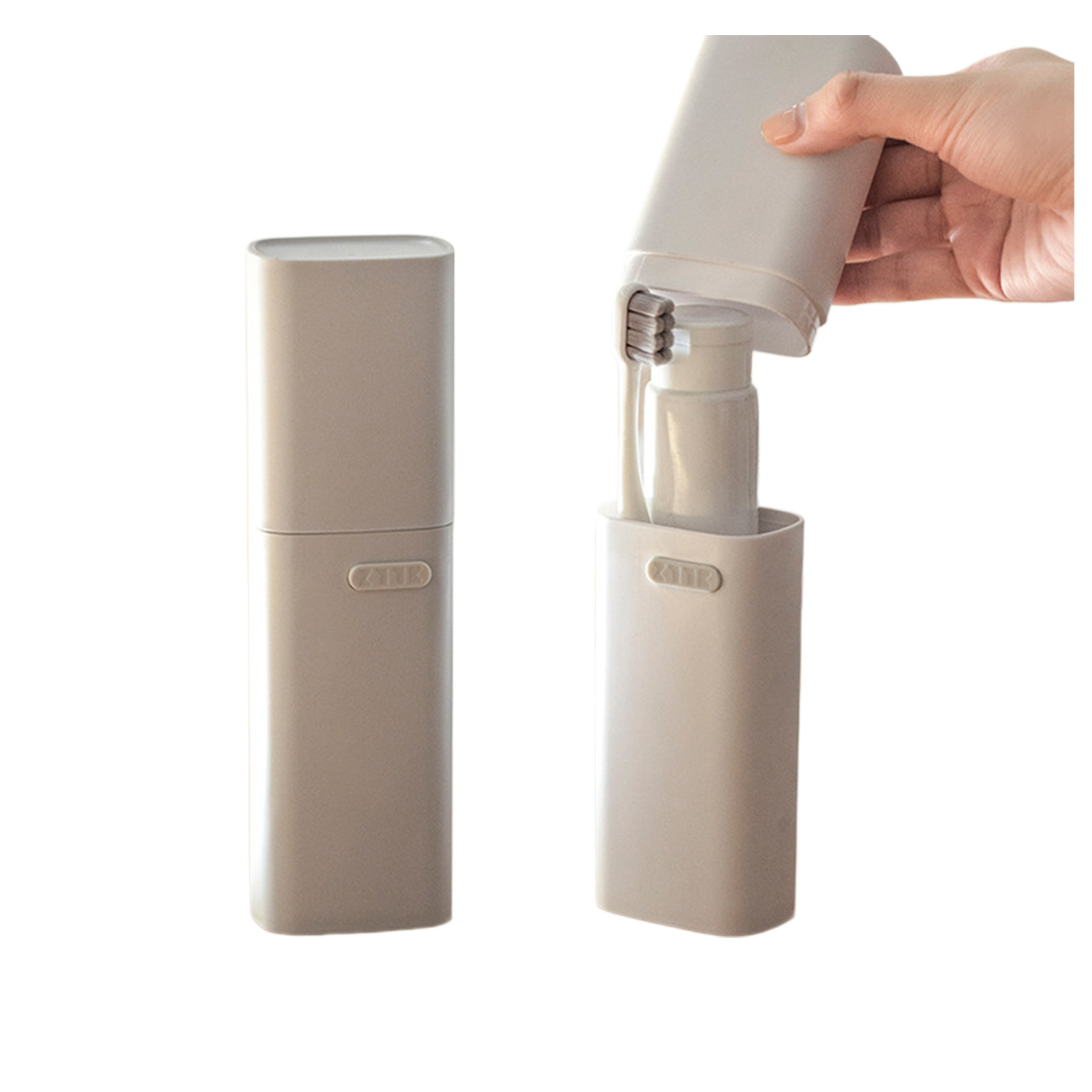 Toothbrush Case and Mouthwash Cup For Travel