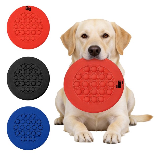 Bubble Silicone Frisbee Outdoor Pet Toy