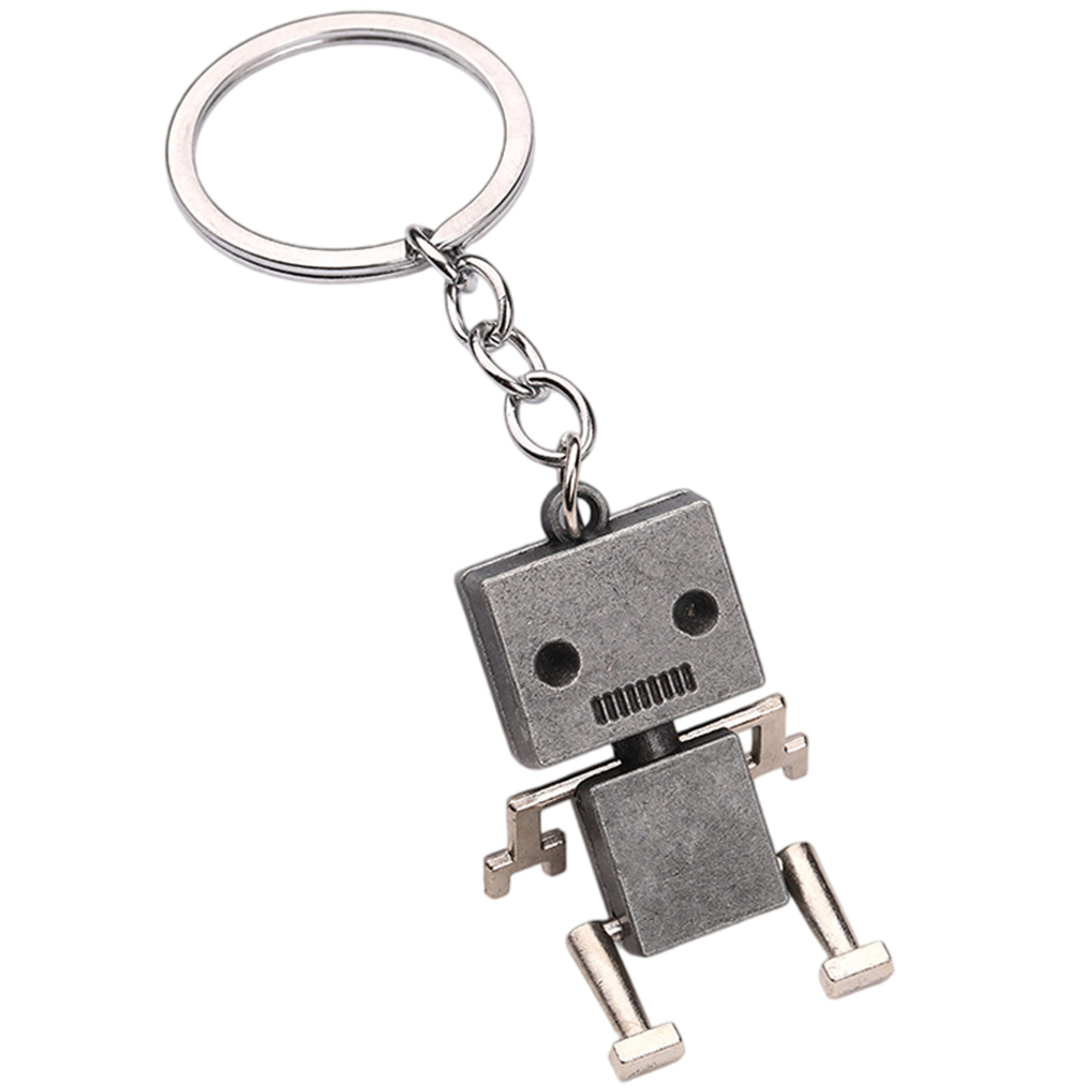 Metal Robot Keychain
