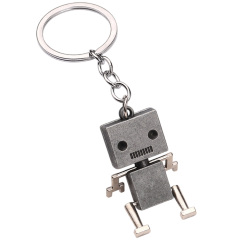 Metal Robot Keychain