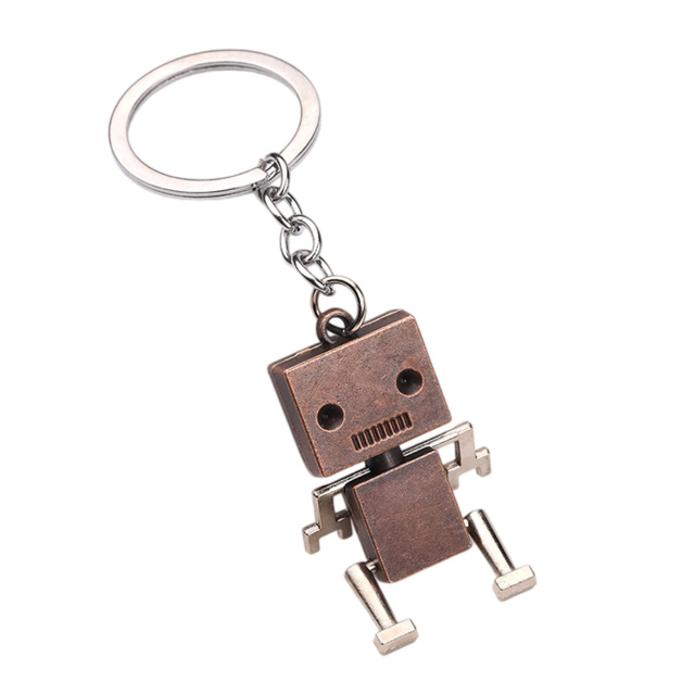 Metal Robot Keychain