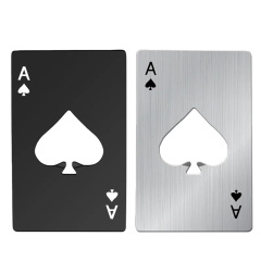 Black Spade Ace Bottle Opener