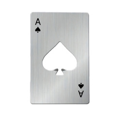 Black Spade Ace Bottle Opener