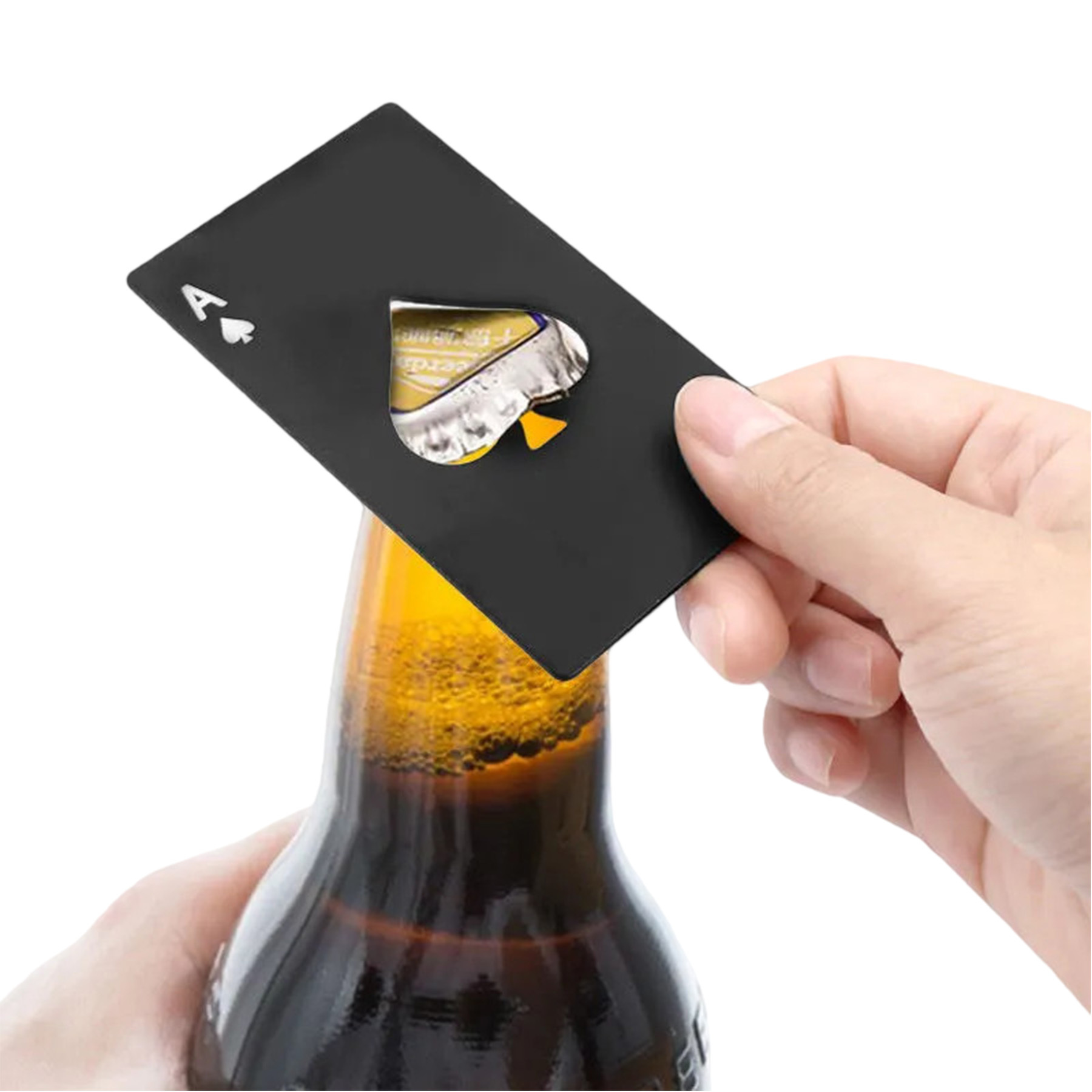 Black Spade Ace Bottle Opener