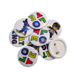 Tinplate Advertising Logo Badge