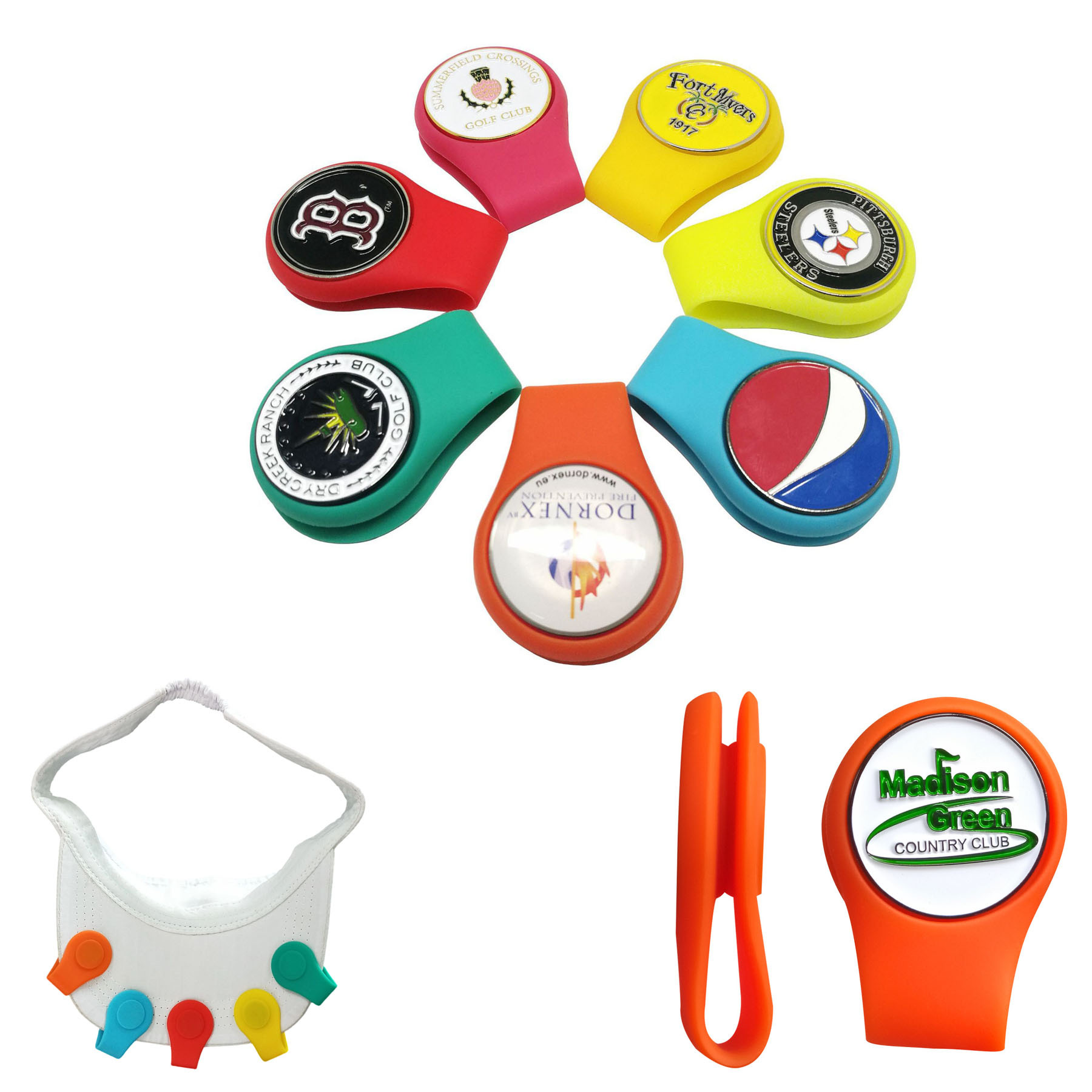 Golf Silicone Cap Clip