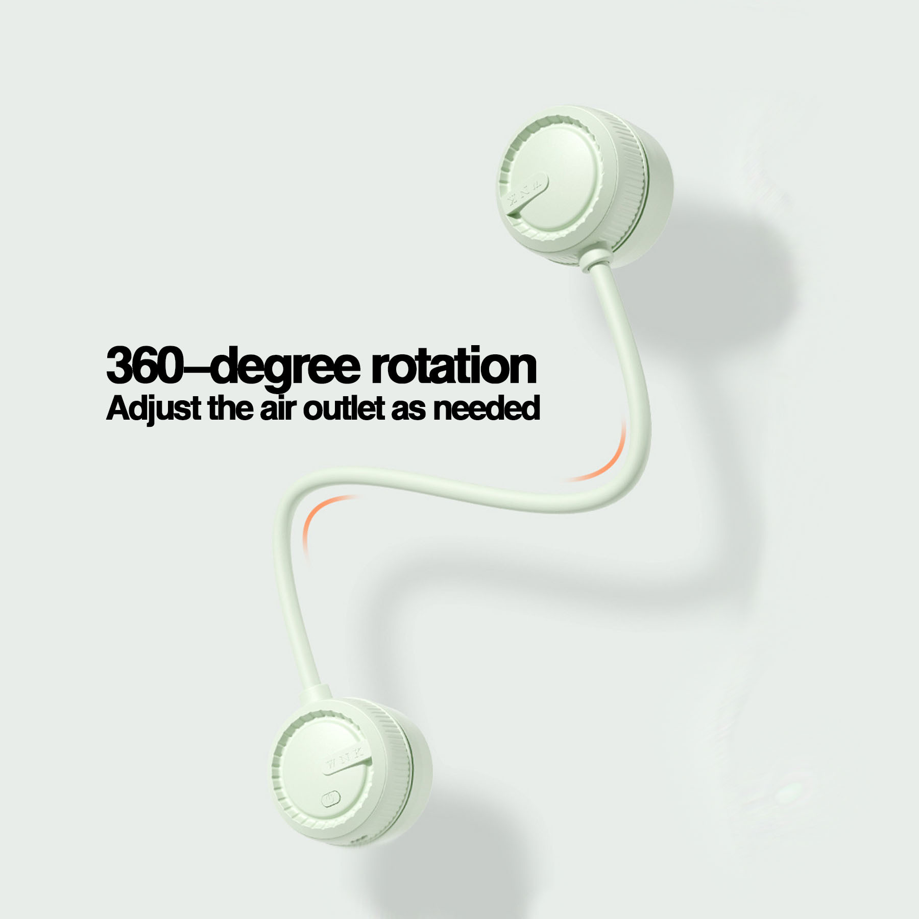Foldable Bladeless Small Neck-Hanging Fan