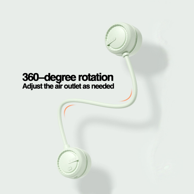 Foldable Bladeless Small Neck-Hanging Fan