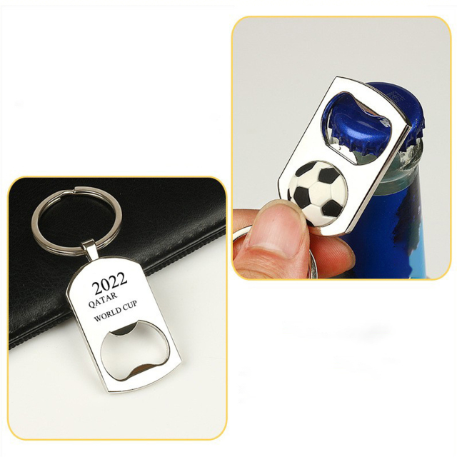 Ball-Shaped Bottle Opener Keychain
