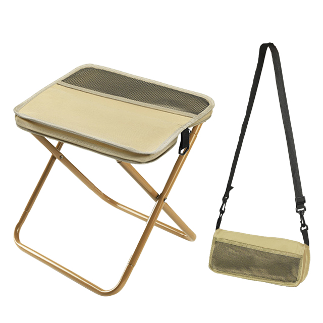 2-in-1 Collapsible Camping Chair With Carry Bag