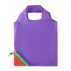 Oxford Cloth Material Foldable Strawberry Shape Tote Bag