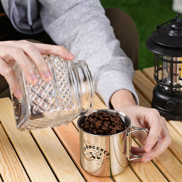12 oz Folding Camping Mug