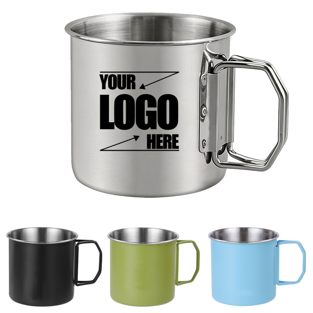 12 oz Folding Camping Mug