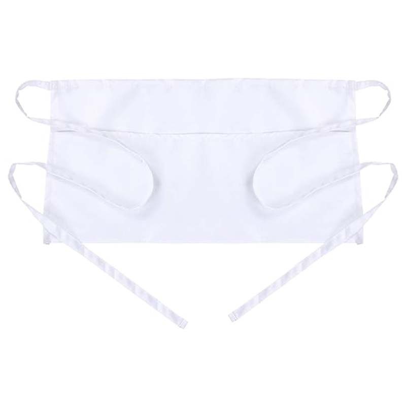 Professional Restaurant Apron with Logo and Multiple Pockets
