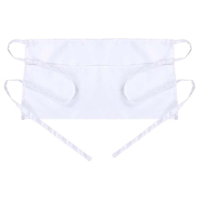 Professional Restaurant Apron with Logo and Multiple Pockets