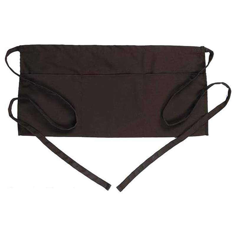Professional Restaurant Apron with Logo and Multiple Pockets