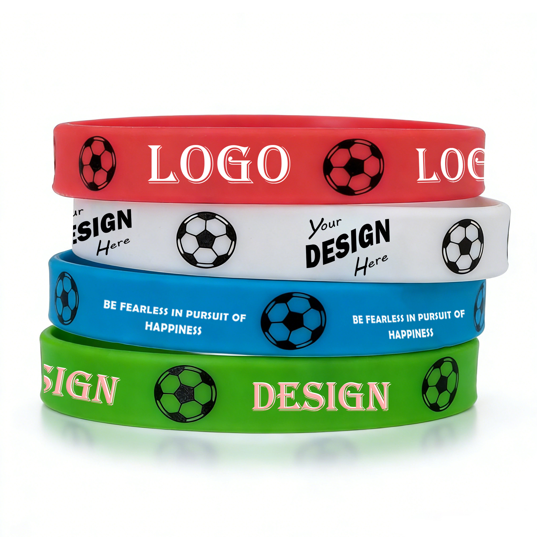 Printed Silicone Awareness Bands