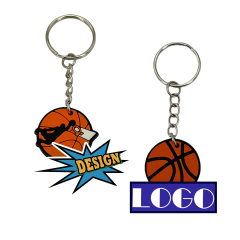 Sports Ball Flat Keychain