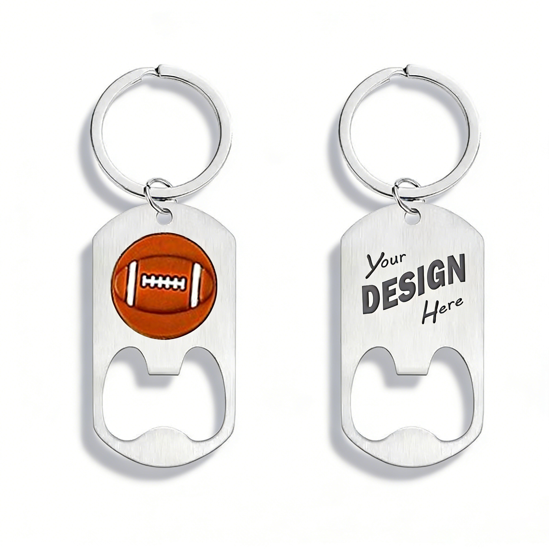 Ball-Shaped Bottle Opener Keychain