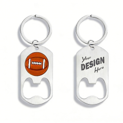 Ball-Shaped Bottle Opener Keychain