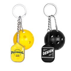 Mini Pickleball Paddle Keychain