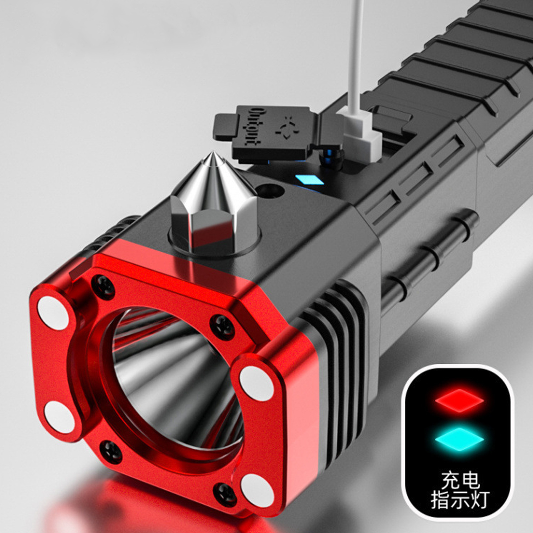 Multifunctional Magnetic LED Flashlight