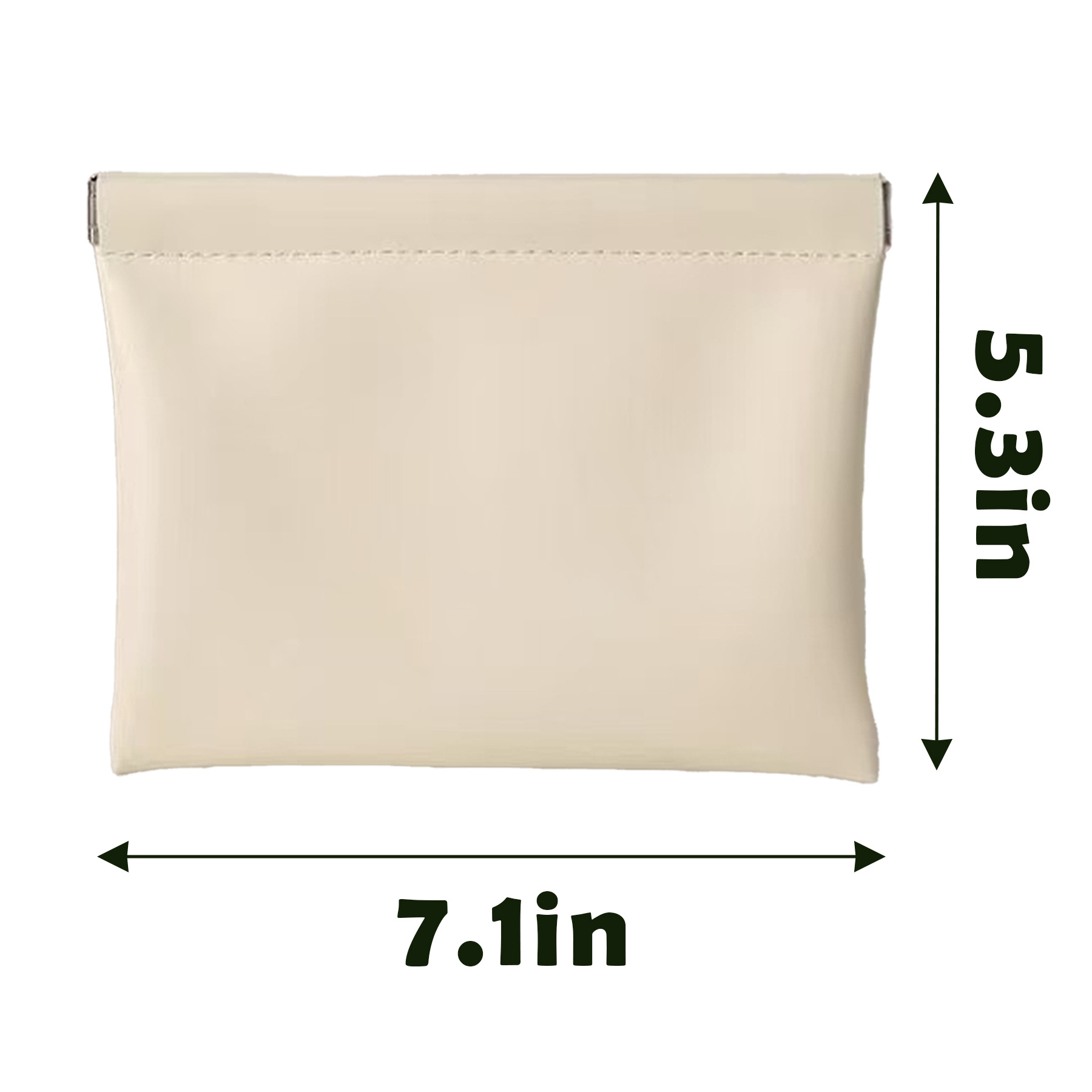 Self-Closing Cosmetic Bag