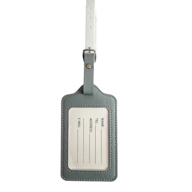 PU Leather Luggage Tag