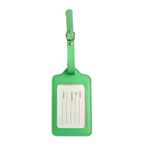 PU Leather Luggage Tag