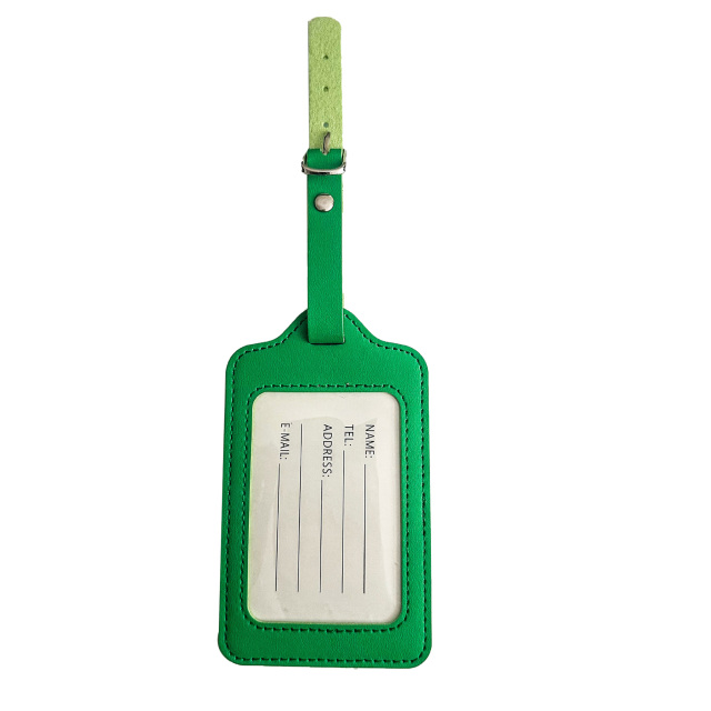 PU Leather Luggage Tag
