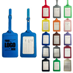 PU Leather Luggage Tag